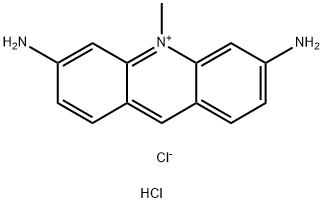 3,6-diamino-10-methylacridinium chloride hydrochloride  Struktur