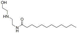 N-[2-[(2-hydroxyethyl)amino]ethyl]dodecanamide Structure