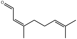(Z)-3,7-二甲基-2,6-辛二烯醛, 106-26-3, 结构式