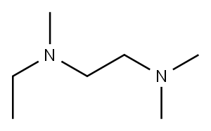 N-エチル-N,N',N'-トリメチル-1,2-エタンジアミン 化学構造式