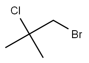 1-bromo-2-chloro-2-methylpropane  Struktur