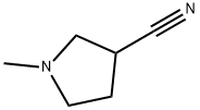 1-甲基吡咯烷-3-腈, 10603-50-6, 结构式