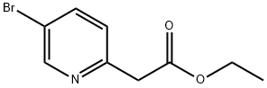 2-(5-溴吡啶-2-基)乙酸乙酯, 1060814-88-1, 结构式