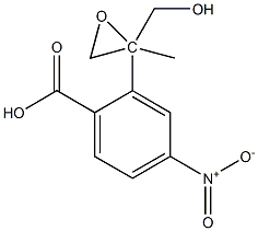 (2R)-(-)-2-甲基环丙氧基-4-硝基苯酸 结构式