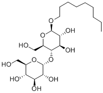 壬基-Β-D-麦芽糖苷 结构式