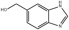 1H-苯并咪唑-5-甲醇, 106429-29-2, 结构式
