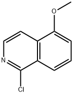 1-氯-5-甲氧基异喹啉 结构式
