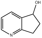 6,7-二氢-5H-环戊二烯并[B]吡啶-5- 醇 结构式