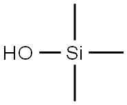 トリメチルシラノール 化学構造式
