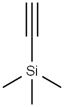トリメチルシリルアセチレン 化学構造式