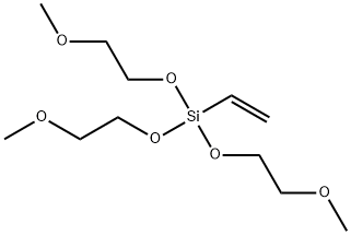 Vinyl tris(2-methoxyethoxy) silane Struktur