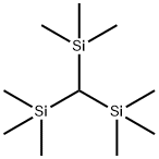 メチリジントリス(トリメチルシラン) 化学構造式