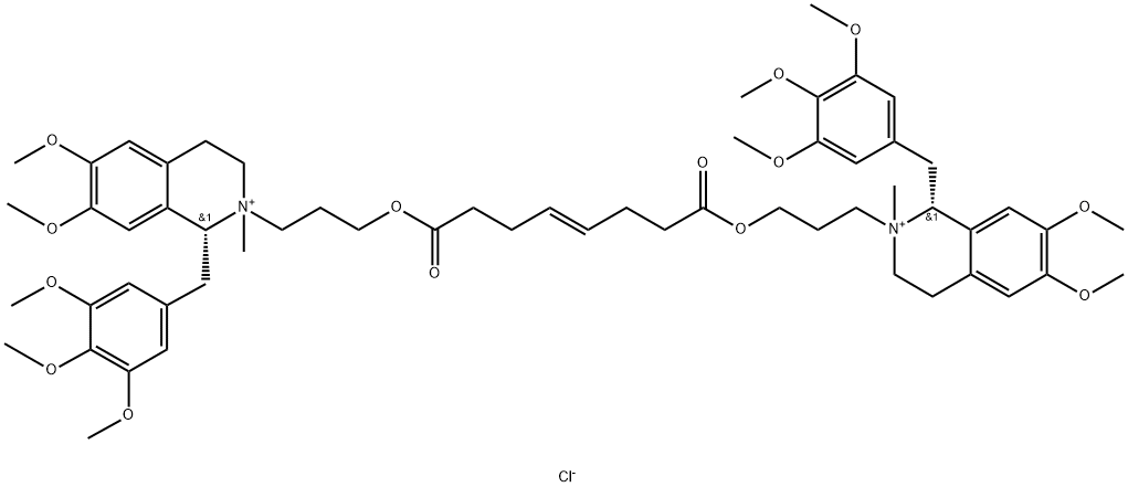 Mivacurium chloride Struktur