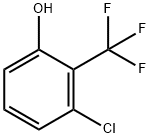3-氯-2-(三氟甲基)苯酚, 106877-34-3, 结构式