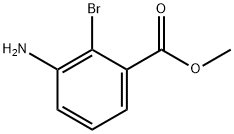 3-アミノ-2-ブロモ安息香酸メチル 化学構造式