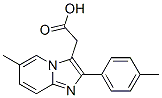 6-Methyl-2-(4-Methylphenyl)Imidazo[1,2-A]Pyridine-3-AceticAcid Struktur