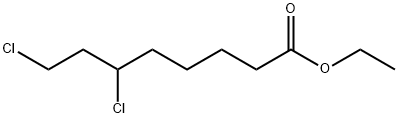 6,8-ジクロロオクタン酸エチルエステル 化学構造式
