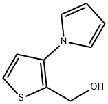 [3-(1H-ピロール-1-イル)-2-チエニル]メタノール 化学構造式