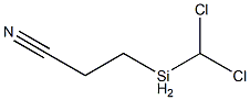 2-氰基乙基甲基二氯硅烷, 1071-21-2, 结构式
