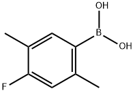 4-Fluoro-2,5-dimethylphenylboronic acid Struktur