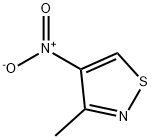 3-甲基-4-硝基异噻唑, 1073-18-3, 结构式