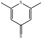 2,6-Dimethyl-4H-thiopyran-4-thione, 1073-81-0, 结构式