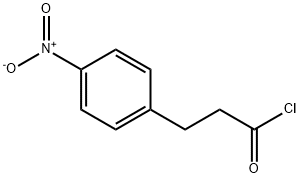 3-(4-硝基苯基)丙酰氯 结构式