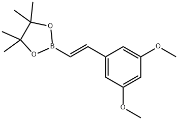 E-2-(3,5-DIMETHOXYPHENYL)VINYLBORONIC ACID PINACOL ESTER Struktur