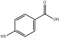 4-巯基苯甲酸 结构式