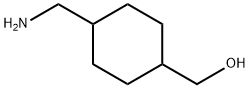 [4-(氨基甲基)环己基]甲醇, 1074-62-0, 结构式