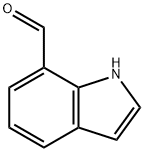 インドール-7-カルボキシアルデヒド 化学構造式