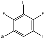 1-ブロモ-2,3,4,5-テトラフルオロベンゼン 化学構造式