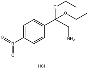 2,2-Diethoxy-2-(4-nitro-phenyl)-ethylamine Structure