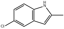 5-クロロ-2-メチルインドール 化学構造式
