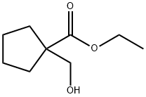 乙基 1-(羟甲基)环戊烷羧酸酯 结构式