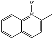 2-甲基喹啉N-氧化物 结构式