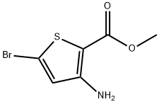 3-氨基-5-溴噻吩-2-羧酸甲酯, 107818-55-3, 结构式