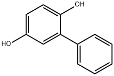 フェニルヒドロキノン 化学構造式
