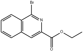 1-溴异喹啉-3-甲酸乙酯 结构式
