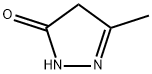 3-甲基-2-吡唑啉-5-酮, 108-26-9, 结构式
