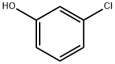 3-クロロフェノール 化学構造式