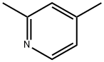 2,4-二甲基吡啶, 108-47-4, 结构式