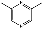 2,6-ジメチルピラジン 化学構造式
