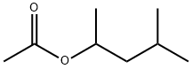 乙酸4-甲基-2-戊酯, 108-84-9, 结构式