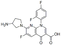 トスフロキサシン 化学構造式