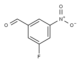 3-氟-5-硝基苯甲醛, 108159-96-2, 结构式