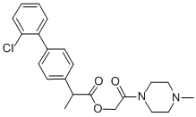 ビフェプロフェン 化学構造式