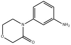 4-(3-氨基苯基)吗啉-3-酮, 1082495-22-4, 结构式