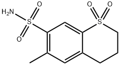 蒲硫杂茶磺胺, 1084-65-7, 结构式
