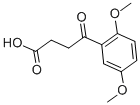 3-(2′,5′-二甲氧基苯甲酰基)丙酸 结构式
